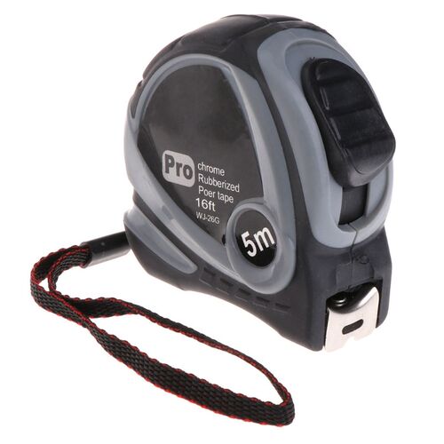 5m 7.5m Retractable Measuring Tape Measure Ruler Rubberized