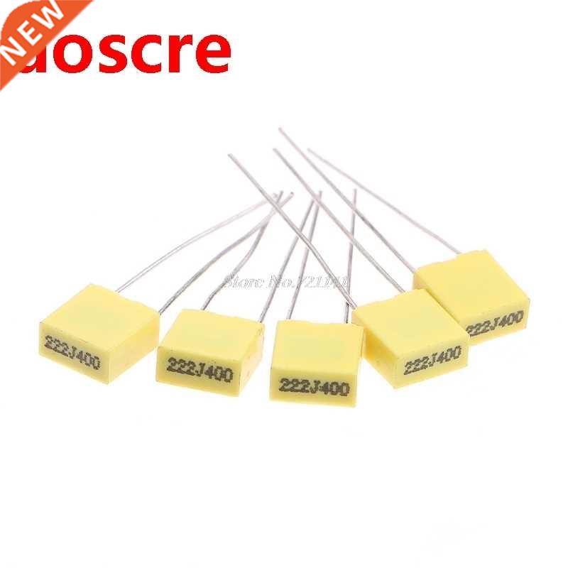 50 Pcs 10 Value Polypropylene Safety Plastic Film Capacitor