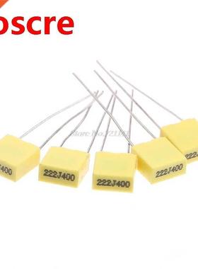 50 Pcs 10 Value Polypropylene Safety Plastic Film Capacitor