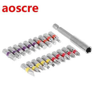 20 Pcs Torx Flat Hex Screwdriver Bit Set PH Head Color Coded