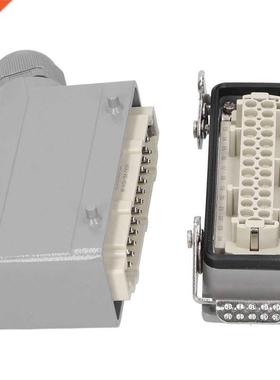 Heavy Duty Connectors 24 Contacts Side Out Waterproof Indust