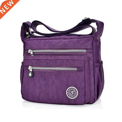 New Women Nylon Handbag Shoulder Ladies Purse Messenger Satc