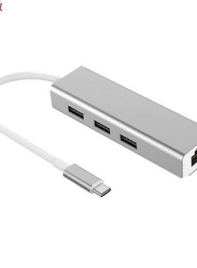 USB .1 Type C to RJ45 Hub 10/100Mbps Ethernet USB .0 Netwo