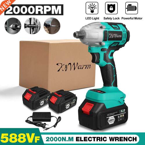 588vf 800N.M Brushless Cordless Electric Impact Wrench Power