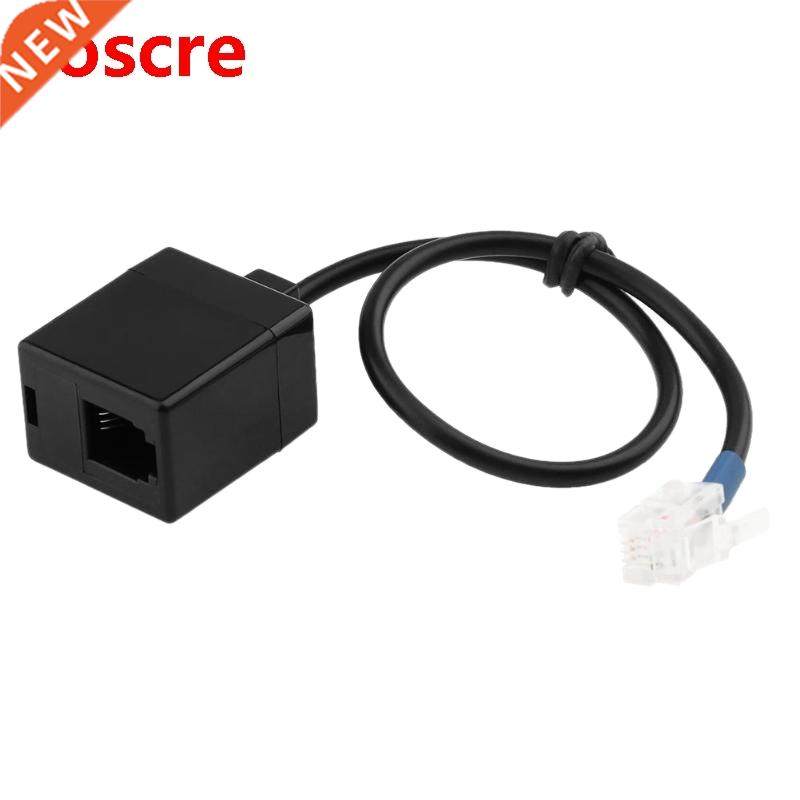 RJ9 4P4C Male-To-Dual Female Port Connector Headset/Phone Ex