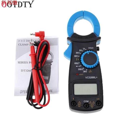 VC266L+ Digital Clamp Multimeter AC/DC Voltage Amp Ohm Ele