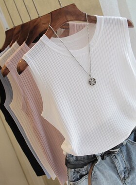 Fashion Woman Blouse 2021 Summer Sleeveless Blouse Women O-n