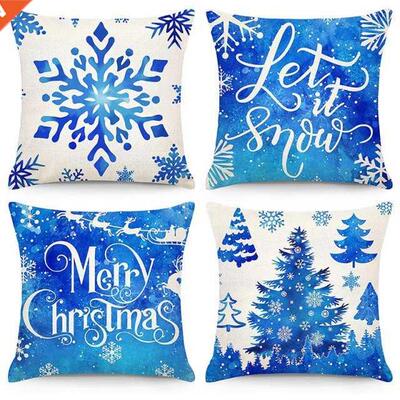Christmas Pillow Covers 18X18 Set Of 4 Christmas Decorations
