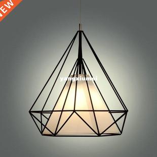 Pyramid,Diamond,Cage Pendant Lamp Modern Vintage industrial