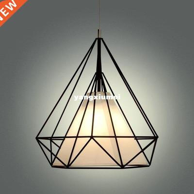 Pyramid,Diamond,Cage Pendant Lamp Modern Vintage industrial
