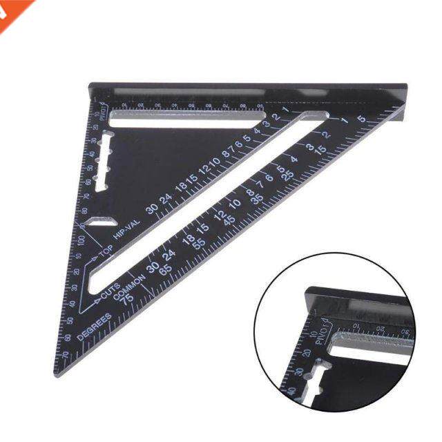 7inch Triangle Ruler For Woodworking Measuring Tool Quick Re