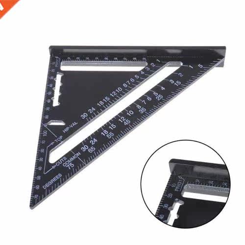 7inch Triangle Ruler For Woodworking Measuring Tool Quick Re
