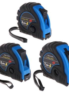 1 Pc Tape Measure Stanless Steel&Rubber  5m 7.5m Retract