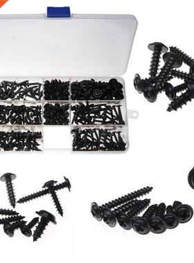40PCS PWA Cross Self-Tapping Black Screw M M.5 M4 M4.8 Ca