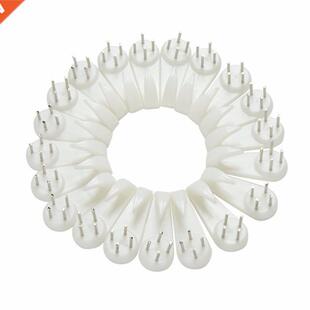 White Plastic Hard Picture Frame Wall Hooks Mirror Gadgets H