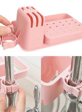 savon organisateur évier éponge stockage robin