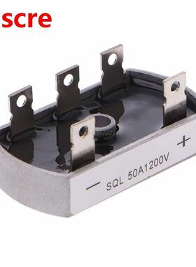 50A 1200V Aluminum Metal Case 3 Phase Diode Bridge Rectifier