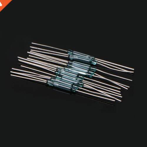 2021 New 10 Pcs 2.5X14mm 4W 3 Pin Glass Reed Relay Magnetic