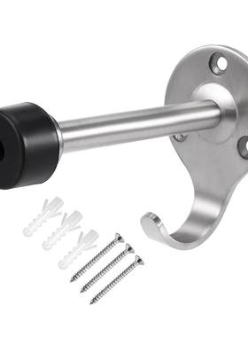 304 Brushed Bathroom Hook Style Wall Mounted Door Stopper Ho
