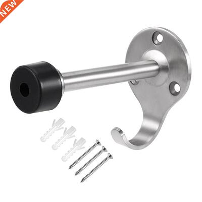 304 Brushed Bathroom Hook Style Wall Mounted Door Stopper Ho