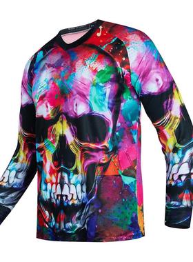 motorcycle mountain bike team downhill jersey MTB Offroad b