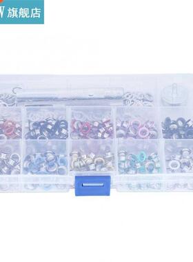 300sets 5mm 10 Colors Eyelet Grommet Washer with 3pcs Handwo
