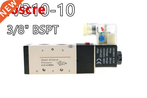 4V310-10 5Ports2Position Single Solenoid Pneumatic Air Valve