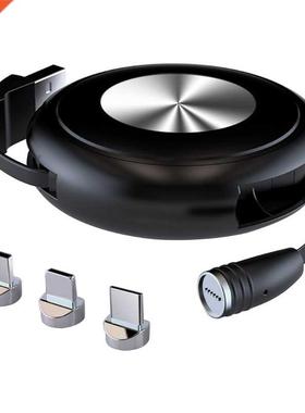1 Pc Retractable Magnetic Charging Cable Multi-Function Fast