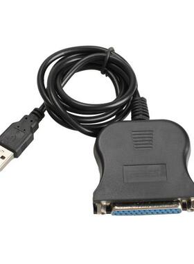 New USB 1.1 to DB25 Female Port Print Converter Cable LPT US