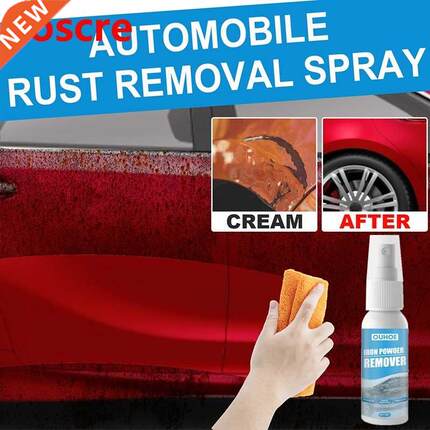 OUHOE 30ml Car Rust Remover Spray Multi-Purpose Metal Surfac