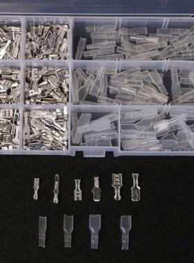 270Pcs/Set Female & Male Spade Crimp Terminals Electrica
