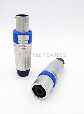 Speakon connector metal nl4fc malefemale plug Audio linker