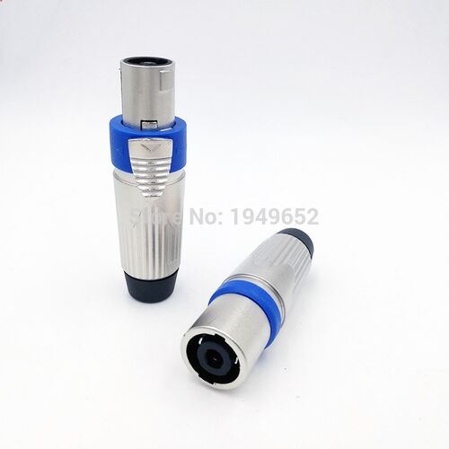 Speakon connector metal nl4fc malefemale plug Audio linker
