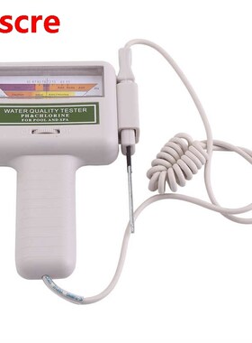 Portable Water Quality Monitor pH Tester Chlorine Meter Swim