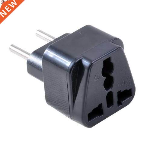 2 Pins Universal UK/US/EU/AU to EU Power Adapter Brasil Isra