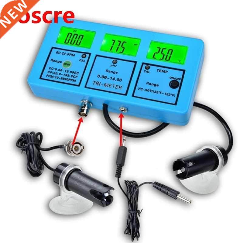 5in1 LCD pH EC CF TDS TEMP Meter Multi-parameter Online Wate