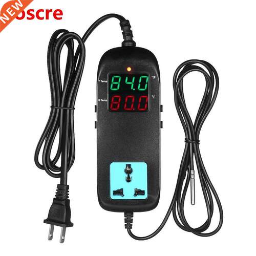 LED Digital Display Temperature Controller Thermostat with T