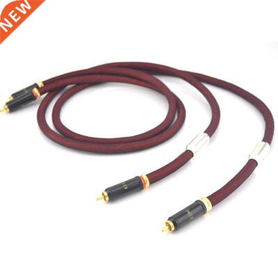 GT.2 OCC Pure Copper Audio RCA Interconnect Cable with Gold