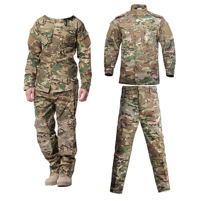 Military Uniform Camouflage Tactical Suit Men Army Special F