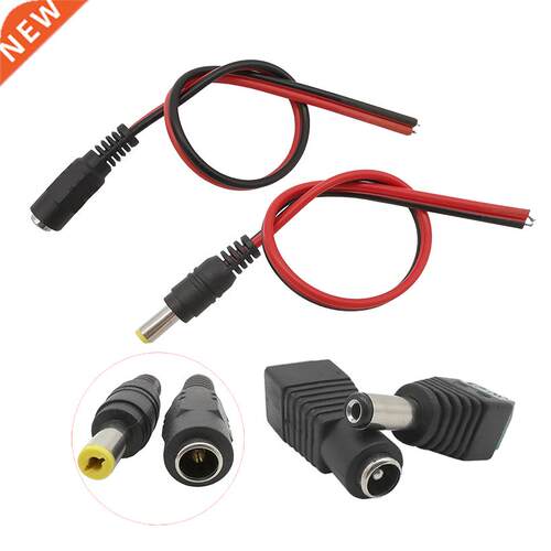 10Pairs Male Female 5.5mmx2.1mm DC Power Male Female Cable +