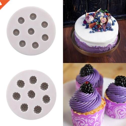 Silicone Mold 3D Raspberry/Blueberry Shape Cake Decorating M