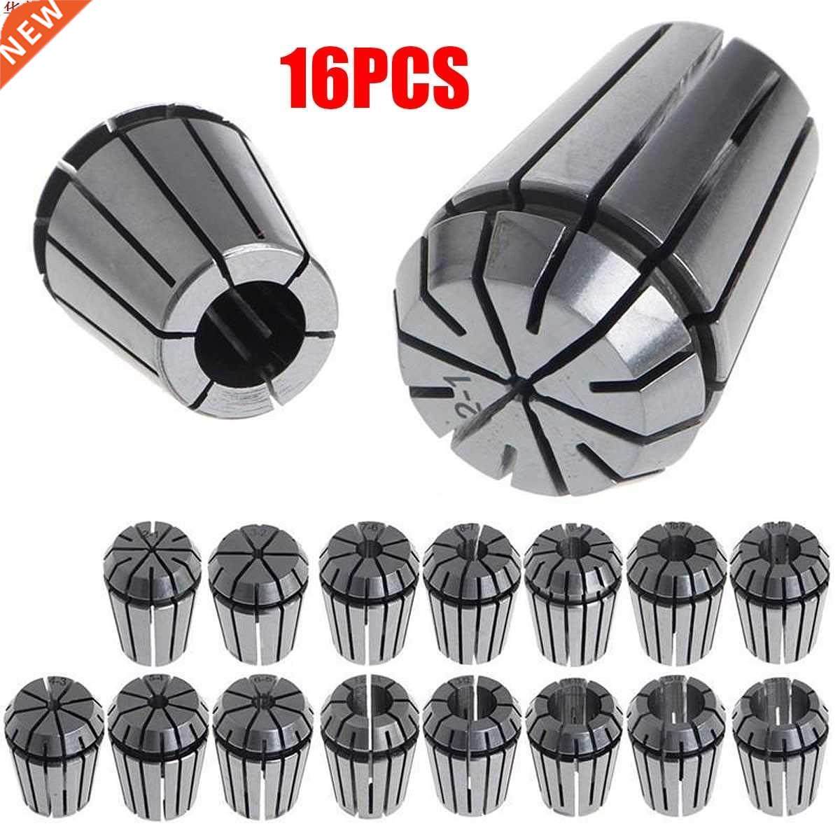 16PCS ER25 1-16mm Spring Collet Set 适用于 CNC Engraving Mac