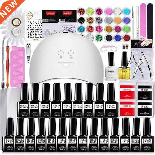 Nail Gel Polish Set kit Art manicure UV Kit  Tools