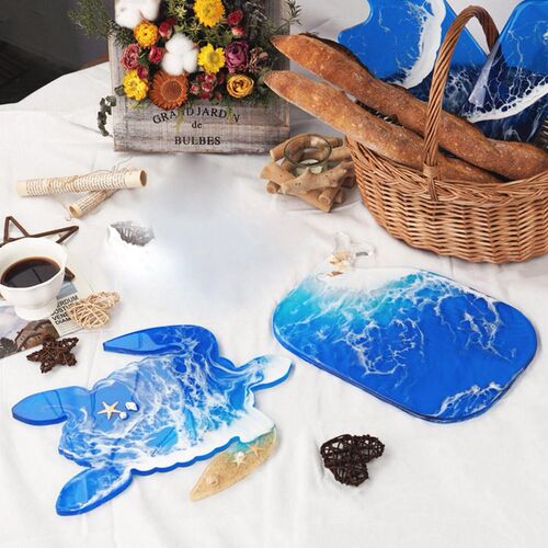 1Pcs Ocean Series Silicone Mold Liquid Resin Super Large Rou