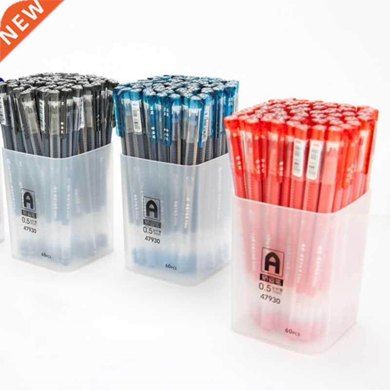 60 Pcs/Set 0.5mm Roller Ball Gel Pens Ballpoint Pen Writing