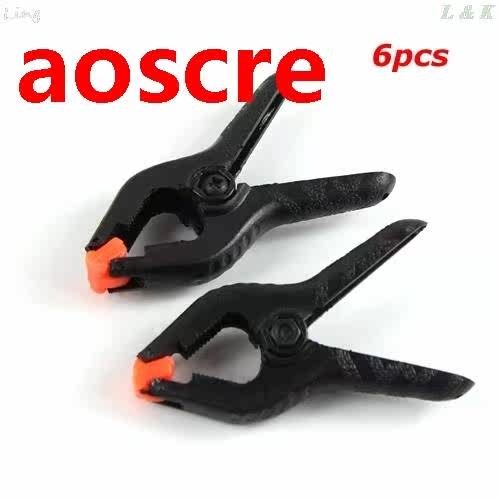 6 PCS New Hard Plastic Micro Spring Clamps Set DIY Tools Cli
