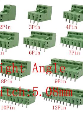 10Pairs 300V 10A 2EDG 5.08mm PCB Screw Terminal Block Connec