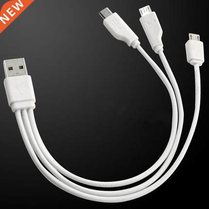 3 in 1 USB 2.0 A male to 3 Micro 5 pin data SYNC charging ca