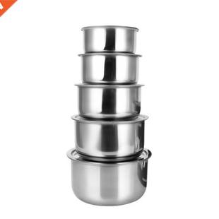 Stainless Steel Soup Pot Stock Pot Set with Lid Kitchenware