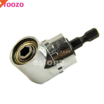 1Pc 1/4 Adjustable 105 degrees Hex bit Angle Driver Screwdr